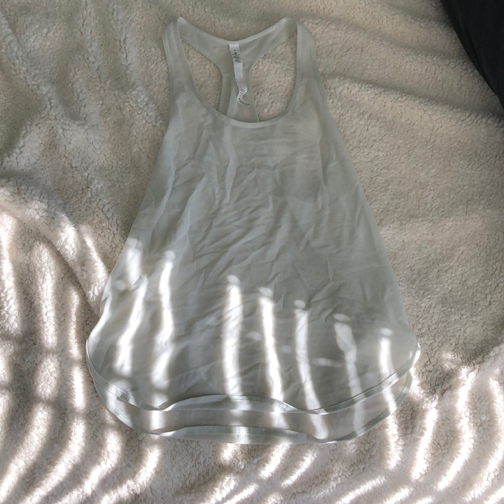 Lululemon mesh workout tank top